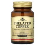 سولجار –   solgar chelated copperنحاس مستخلب 2.5  ملجم – 100 قرص