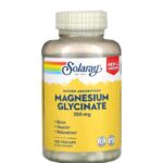اسم المنتج: سولاري – جليسينات المغنيسيوم   solaray magnesium  glycinate عالية الامتصاص، 350 ملجم، 120 كبسولة نباتية