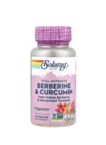 سولاري –  solaray berberine and curcumin مستخلصات جذور الكركمين والبربرين، 60 كبسولة نباتية