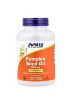 ناو فودز زيت بذور اليقطين 1000 ملجم – 100 كبسولة هلامية Now Foods Pumpkin Seed Oil 1000 mg – 100 Softgels