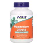 ناو فودز سيترات المغنيسيوم 133 ملجم – 120 كبسولة نباتية Now Foods Magnesium Citrate 133 mg – 120 Veg Capsules