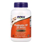 ناو فودز ™Probiotic-10 – 100  now foods كبسولة نباتية