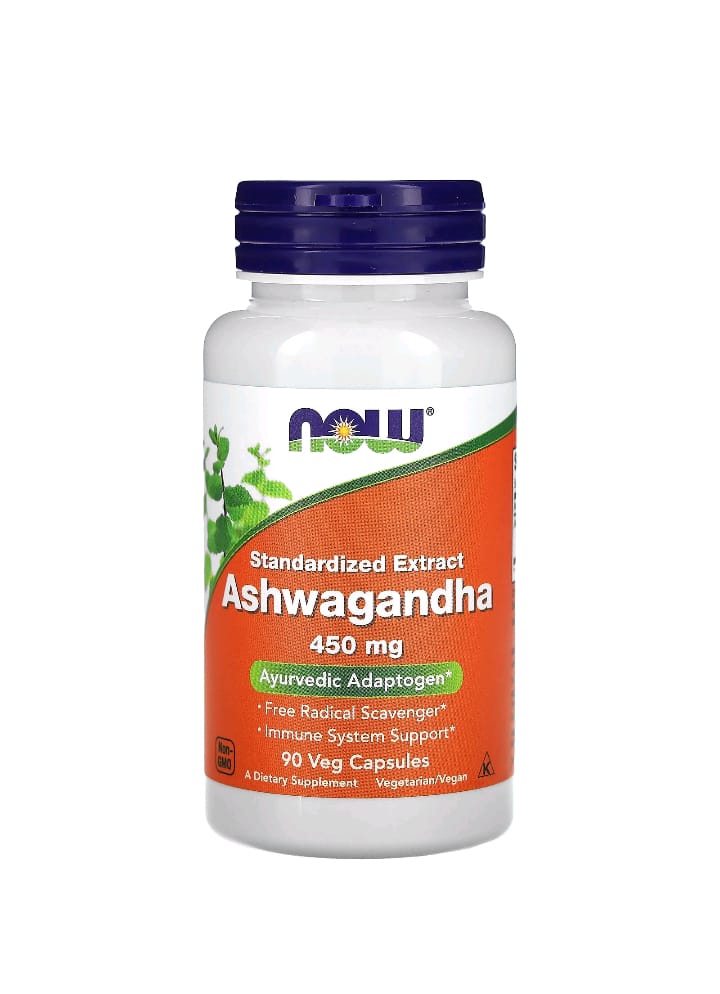 WhatsApp-Image-2026-03-21-at-12.08.44-PM-2نت.jpeg ناو اشواجندا Ashwagandha Now Foods – 450 ملجم، 90 كبسولة نباتية - الصورة 1