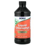 ناو فودز – الكلوروفيل السائل بالنعناع الطبيعي now chlorophyll ، 16 أونصة (473 مل)