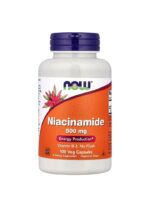 ناو فودز now niacinamide  – نياسناميد (فيتامين  B3)،  500 ملجم، 100 كبسولة نباتية