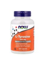 ناو فودز – ل-تيروسين  now L Tyrosine، 500 ملجم، 120 كبسولة
