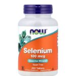 ناو فودز سيلينيوم 100 مكجم – 250 قرص | NOW Foods Selenium 100 mcg – 250 Tablets