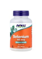 ناو فودز سيلينيوم 100 مكجم – 250 قرص | NOW Foods Selenium 100 mcg – 250 Tablets