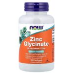 ناو فودز جليسينات الزنك 30 ملجم – 120 كبسولة هلامية | NOW Foods Zinc Glycinate 30 mg – 120 Softgels