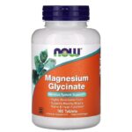 Now Foods Magnesium Glycinate 100 mg – 180 Tablets ناو فودز جليسينات المغنيسيوم – 180 قرص