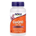 ناو فودز مساعد الإنزيم Q10 200 ملجم – 60 كبسولة نباتية | NOW Foods CoQ10 200 mg – 60 Veg Capsules
