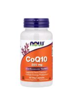 ناو فودز مساعد الإنزيم Q10 200 ملجم – 60 كبسولة نباتية | NOW Foods CoQ10 200 mg – 60 Veg Capsules