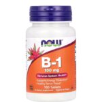 ناو فودز فيتامين ب-1 100 مجم – 100 حبة | NOW Foods Vitamin B-1 100 mg – 100 Tablets