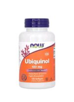 ناو فودز يوبيكوينول 100 مجم – 120 كبسولة هلامية | NOW Foods Ubiquinol 100 mg – 120 Softgels