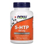 ناو فودز 5-هيدروكسيتريبتوفان 100 ملجم – 120 كبسولة نباتية | NOW Foods 5-HTP 100 mg – 120 Veg Capsules