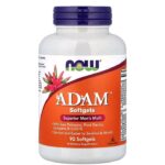 ناو فودز ADAM™ متعدد فيتامينات فائق للرجال – 90 كبسولة هلامية | NOW Foods ADAM™ Superior Men’s Multi – 90 Softgels