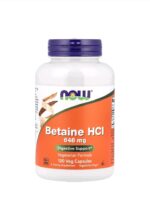 ناو فودز‏, هيدروكلوريد البيتائين betaine hcl now foods ،  648 ملجم، 120 كبسولة نباتية