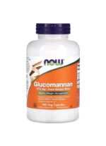 ناو فودز جلوكومانان – 575 ملجم، 180 كبسولة نباتية | NOW Foods Glucomannan, 575 mg, 180 Veg Capsules