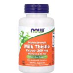 ناو فودز خلاصة حليب الشوك – 300 ملجم، 100 كبسولة نباتية | NOW Foods Milk Thistle Extract, 300 mg, 100 Veg Capsules
