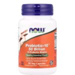 ناو فودز Probiotic-10™‎، 50 مليار وحدة، 50 كبسولة نباتية | NOW Foods Probiotic-10™, 50 Billion CFU, 50 Veg Capsules