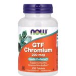 ناو فودز كروميوم جي تي إف، 200 ميكروجرام، 250 قرص | NOW Foods Chromium GTF, 200 mcg, 250 Tablets