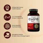 ⁦كو كيو 10 تركيز 400 – CoQ10 400 Naturebell  | 240 كبسولة دعم صحة القلب والطاقة الخلوية⁩ - الصورة ⁦3⁩